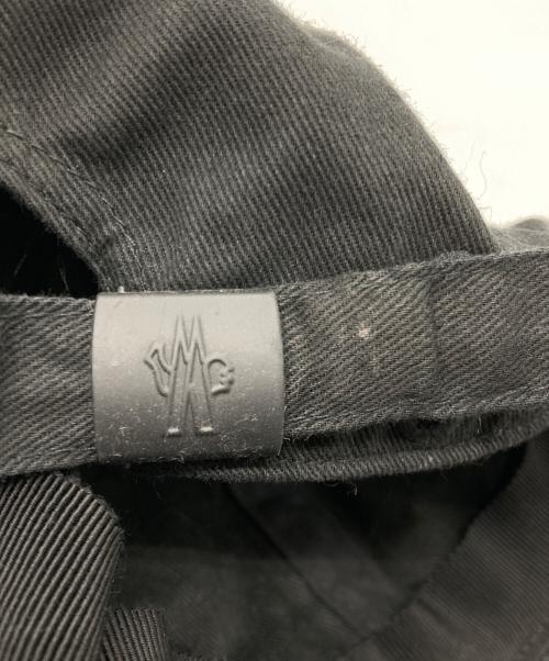 MONCLER（モンクレール）MONCLER (モンクレール) AWAKE (アウェイク) ロゴ刺繍キャップ ブラックの古着・服飾アイテム