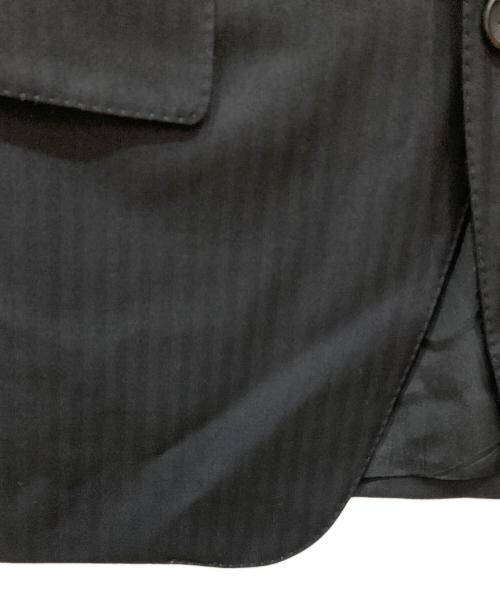 TOM FORD（トムフォード）TOM FORD (トムフォード) ピークドラペルセットアップスーツ ブラック サイズ:SIZE 48の古着・服飾アイテム