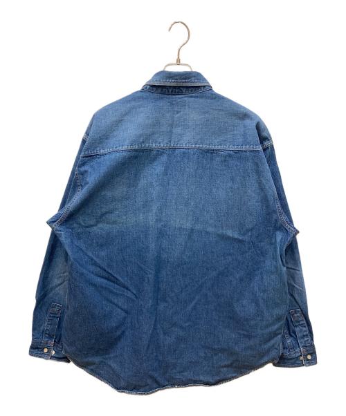 gold（ゴールド）GOLD (ゴールド) 10.5oz JELT DENIM BIG WESTERN SHIRT インディゴ サイズ:SIZE Mの古着・服飾アイテム