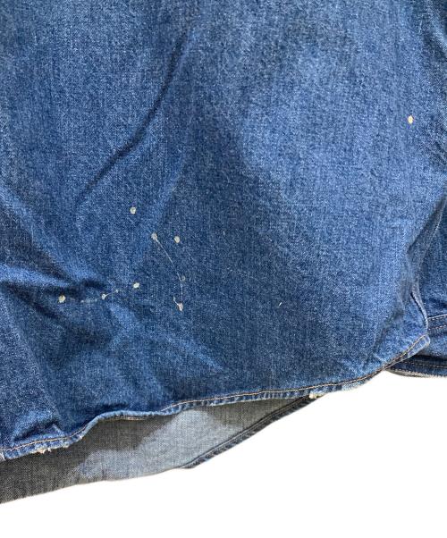 gold（ゴールド）GOLD (ゴールド) 10.5oz JELT DENIM BIG WESTERN SHIRT インディゴ サイズ:SIZE Mの古着・服飾アイテム