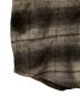 中古・古着 GOLD (ゴールド) ALPACA WOOL SHAGGY CHECK C.P.O JACKET ブラウン サイズ:SIZE M：10000円