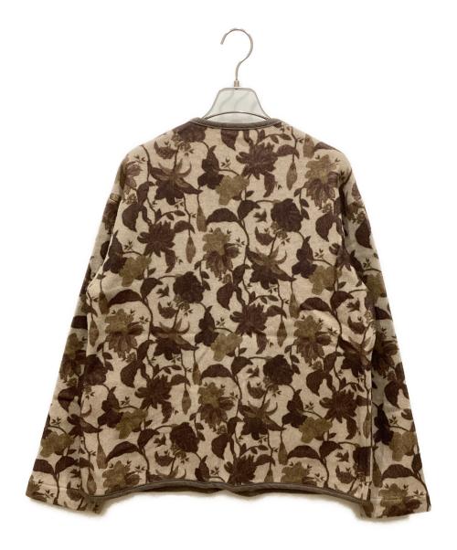 Snow peak（スノーピーク）snow peak (スノーピーク) カモ柄ウールカーディガン ブラウン サイズ:SIZE Mの古着・服飾アイテム