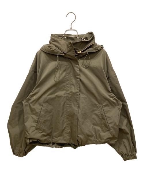 MUSE（ミューズ）MUSE (ミューズ) WASHED STAND ZIP ブルゾン カーキ サイズ:SIZE Freeの古着・服飾アイテム