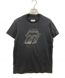 MONCLER×ROLLING STONES（モンクレール×ローリングストーンズ）の古着「MAGLIA T-SHIRT」｜ブラック