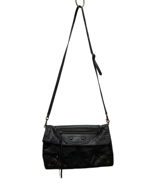 BALENCIAGA（バレンシアガ）BALENCIAGA (バレンシアガ) ショルダーバッグ ブラックの古着・服飾アイテム