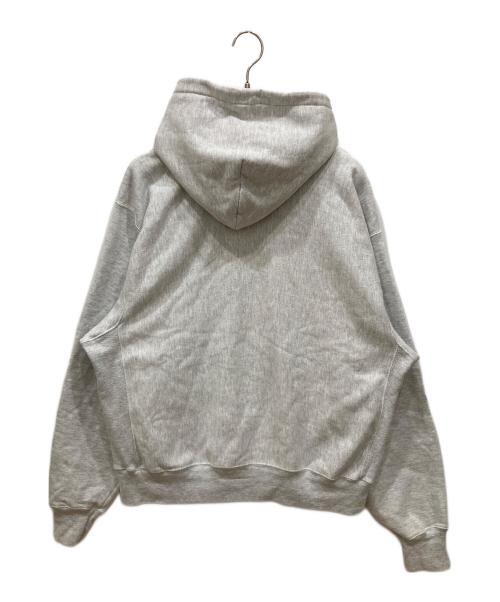 Champion REVERSE WEAVE（チャンピオン リバース ウィーブ）Champion REVERSE WEAVE (チャンピオン リバース ウィーブ) 刺繍プルオーバーパーカー グレー サイズ:SIZE Lの古着・服飾アイテム