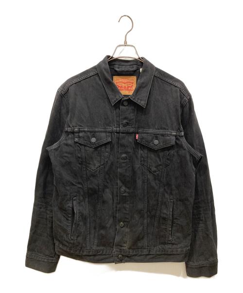 LEVI'S（リーバイス）LEVI'S (リーバイス) ブラックデニムトラッカージャケット ブラック サイズ:SIZE Lの古着・服飾アイテム