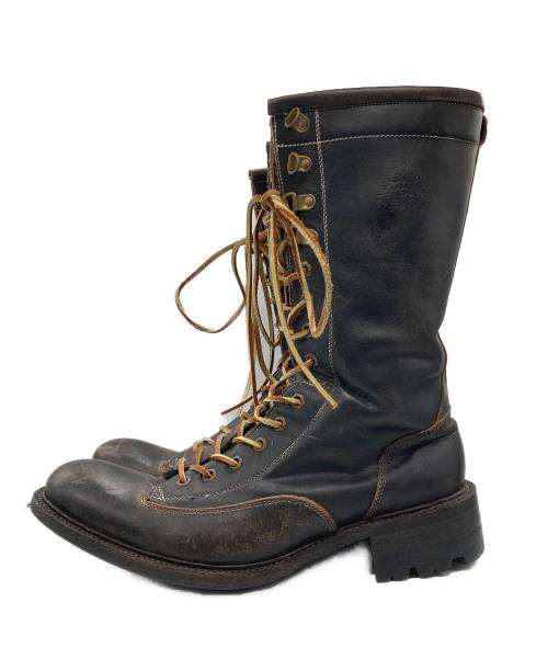 Alfredo BANNISTER（アルフレッドバニスター）alfredo BANNISTER (アルフレッドバニスター) ロングレザーブーツ ブラウン サイズ:SIZE 43の古着・服飾アイテム