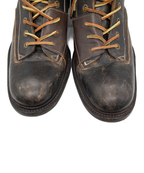 Alfredo BANNISTER（アルフレッドバニスター）alfredo BANNISTER (アルフレッドバニスター) ロングレザーブーツ ブラウン サイズ:SIZE 43の古着・服飾アイテム