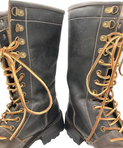 Alfredo BANNISTER（アルフレッドバニスター）alfredo BANNISTER (アルフレッドバニスター) ロングレザーブーツ ブラウン サイズ:SIZE 43の古着・服飾アイテム