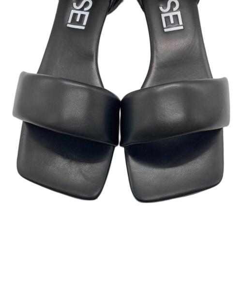 SHISEI（シセイ）SHISEI (シセイ) パテッドサンダル　PADDED SANDALS ブラック サイズ:SIZE 36の古着・服飾アイテム