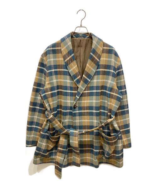 URU（ウル）uru (ウル) SHAWL COLLAR JACKET ベージュ サイズ:SIZE 2の古着・服飾アイテム