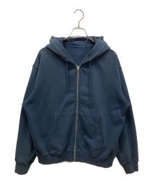 JOURNAL STANDARD relume（ジャーナルスタンダード レリューム）の古着「【60’s】ヴィンテージピグメント ジップ パーカー」｜ネイビー