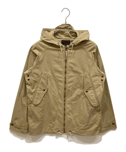 Pherrow's（フェローズ）PHERROW'S (フェローズ) ミリタリーフーデッドジャケット ベージュ サイズ:SIZE 40の古着・服飾アイテム