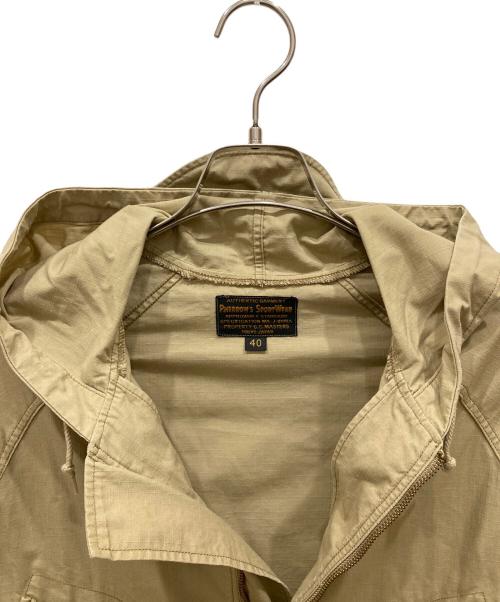 Pherrow's（フェローズ）PHERROW'S (フェローズ) ミリタリーフーデッドジャケット ベージュ サイズ:SIZE 40の古着・服飾アイテム