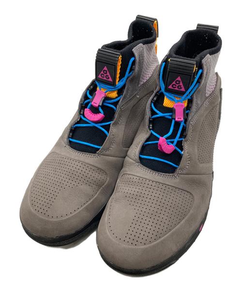 NIKE ACG（ナイキエーシージー）NIKE ACG (ナイキエーシージー) RUCKEL RIDGE グレー×ピンク サイズ:SIZE 27.5cmの古着・服飾アイテム