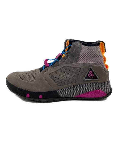 NIKE ACG（ナイキエーシージー）NIKE ACG (ナイキエーシージー) RUCKEL RIDGE グレー×ピンク サイズ:SIZE 27.5cmの古着・服飾アイテム