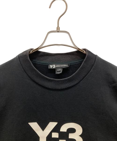 Y-3（ワイスリー）Y-3 (ワイスリー) STACKED LOGO CREW SWEATER ブラック サイズ:SIZE XLの古着・服飾アイテム