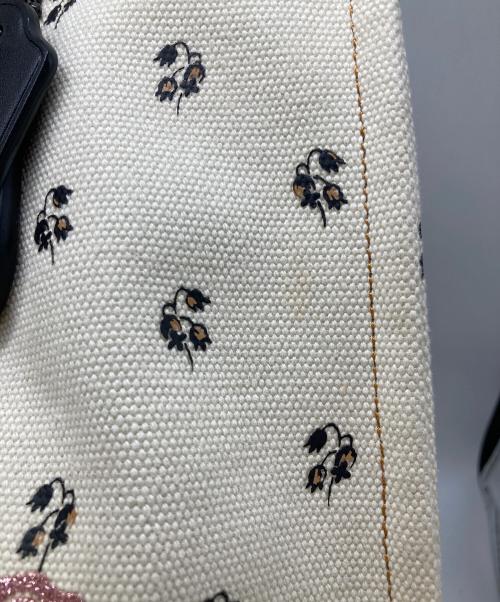 COACH（コーチ）COACH (コーチ) キャンバスリバースレインボーラメロゴトートの古着・服飾アイテム