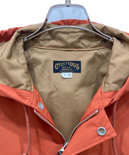 WEST RIDE（ウエストライド）WEST RIDE (ウエストライド) CYCLE TOGS フーディーウインドブレーカー オレンジ サイズ:SIZE 38の古着・服飾アイテム