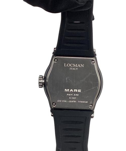 LOCMAN（ロックマン）LOCMAN (ロックマン) マーレ カーボン オートマティック ブラック×ブルーの古着・服飾アイテム