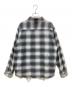 JOURNAL STANDARD relume (ジャーナルスタンダード レリューム) グランジプリントネルチェックシャツ グレー×ブルー サイズ:SIZE L：6000円