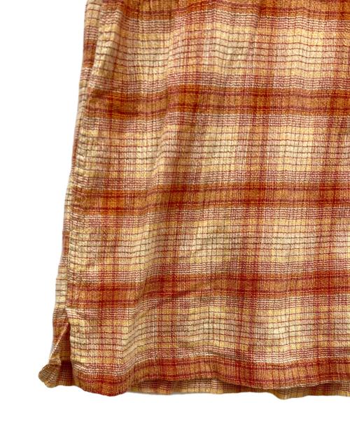 Patagonia（パタゴニア）Patagonia (パタゴニア) 00’SACヤーンダイシャツ オレンジ×イエロー サイズ:SIZE Mの古着・服飾アイテム