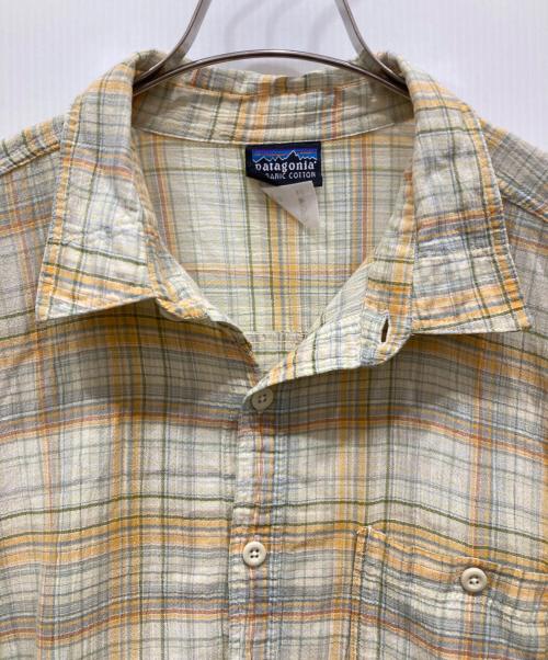 Patagonia（パタゴニア）Patagonia (パタゴニア) AC SHIRT グリーン×イエロー サイズ:SIZE XLの古着・服飾アイテム