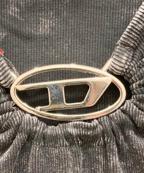 DIESEL（ディーゼル）DIESEL (ディーゼル) T-RESPEC-LS Dロゴ ブラック サイズ:Ⅼの古着・服飾アイテム