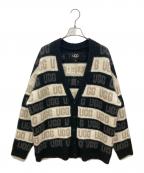 UGGアグ）の古着「Graphic Logo Cardigan」｜ホワイト×ブラック