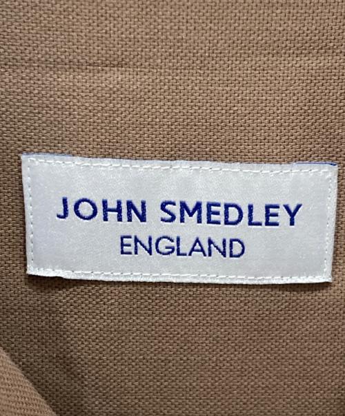 JOHN SMEDLEY（ジョンスメドレー）JOHN SMEDLEY (ジョンスメドレー) サマーウール半袖シャツ ブラウン サイズ:SIZE Lの古着・服飾アイテム
