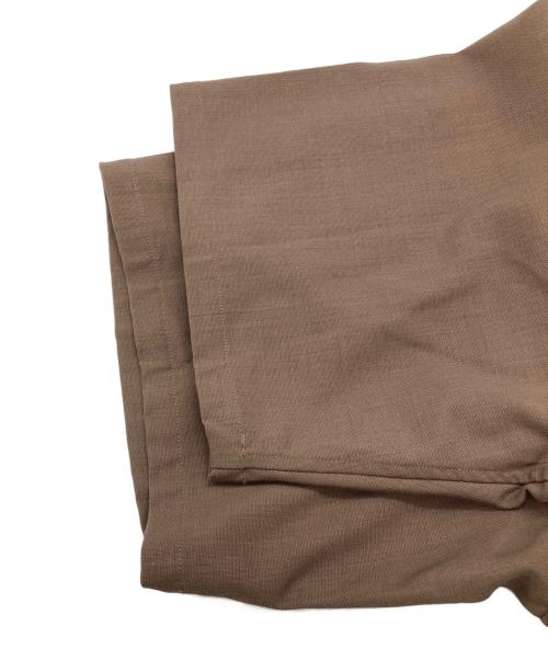 JOHN SMEDLEY（ジョンスメドレー）JOHN SMEDLEY (ジョンスメドレー) サマーウール半袖シャツ ブラウン サイズ:SIZE Lの古着・服飾アイテム