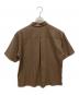 JOHN SMEDLEY (ジョンスメドレー) サマーウール半袖シャツ ブラウン サイズ:SIZE L：10000円