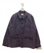 PABLO VINCIパブロビンチ）の古着「Moleskin work jacket」｜ネイビー