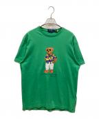 POLO RALPH LAURENポロ・ラルフローレン）の古着「ポロベアー クルーネックTシャツ」｜グリーン