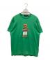POLO RALPH LAUREN（ポロ・ラルフローレン）の古着「ポロベアー クルーネックTシャツ」｜グリーン