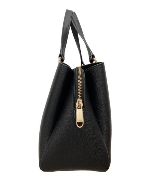 FURLA（フルラ）FURLA (フルラ) Minerva トートバッグ ブラックの古着・服飾アイテム