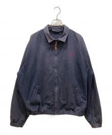 POLO RALPH LAUREN（ポロ・ラルフローレン）の古着「スイングトップ」｜ネイビー