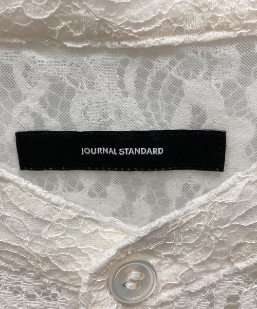 JOURNAL STANDARD（ジャーナルスタンダード）JOURNAL STANDARD (ジャーナルスタンダード) スタンドカラーレースロングスリーブブラウス ベージュ サイズ:SIZE Free 未使用品の古着・服飾アイテム