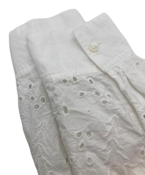 JOURNAL STANDARD relume（ジャーナルスタンダード レリューム）JOURNAL STANDARD relume (ジャーナルスタンダード レリューム) パッチワークレースシャツ ホワイト サイズ:SIZE Freeの古着・服飾アイテム