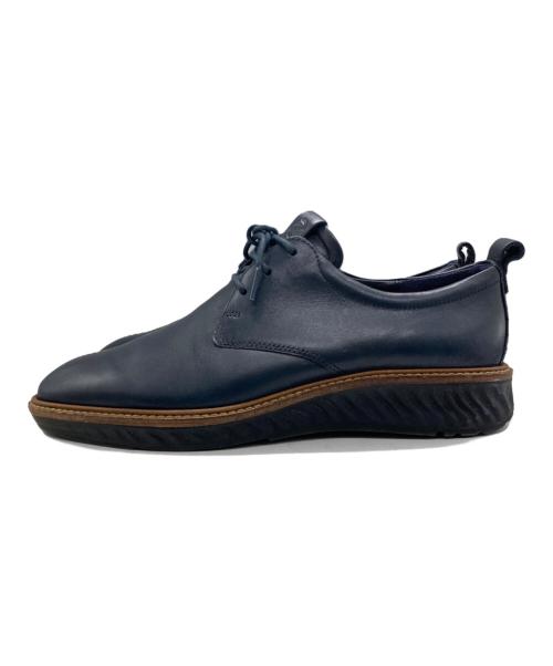 ECCO（エコー）ECCO (エコー) ST.1 HYBRID LITE プレーントゥシューズ ネイビー サイズ:US　7の古着・服飾アイテム