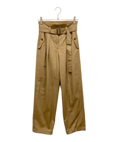 BACCA（バッカ）BACCA (バッカ) リヨセルコットンツイルベルテッドカーゴパンツ ベージュ サイズ:SIZE 34の古着・服飾アイテム