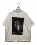 HERALBONYヘラルボニー）の古着「Sans titre #9 プリントTシャツ」｜ブラック