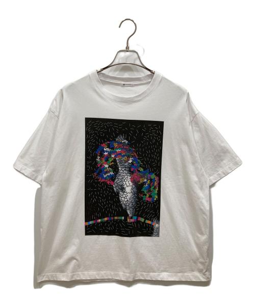 HERALBONY（ヘラルボニー）HERALBONY (ヘラルボニー) Sans titre #9 プリントTシャツ ブラック サイズ:SIZE Mの古着・服飾アイテム