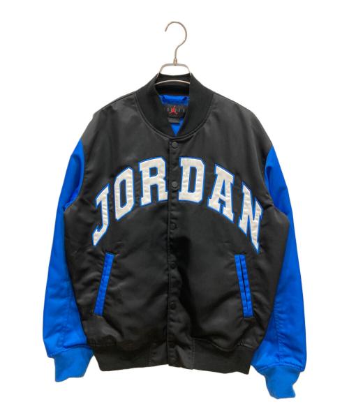 JORDAN BRAND（ジョーダン ブランド）JORDAN BRAND (ジョーダン ブランド) BRK CLGTE バーシティ ジャケット ブルー×ブラック サイズ:SIZE XLの古着・服飾アイテム