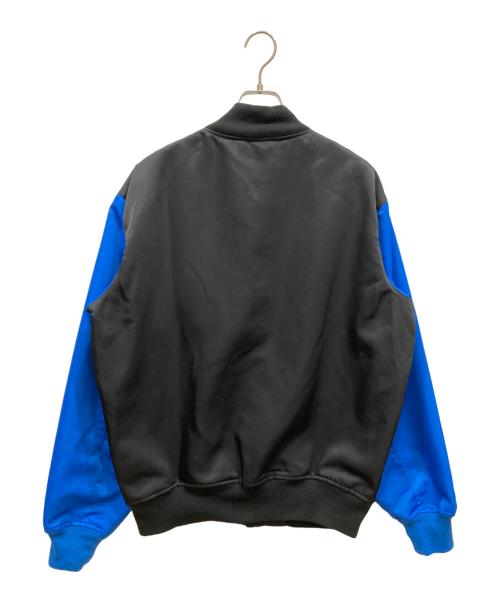 JORDAN BRAND（ジョーダン ブランド）JORDAN BRAND (ジョーダン ブランド) BRK CLGTE バーシティ ジャケット ブルー×ブラック サイズ:SIZE XLの古着・服飾アイテム