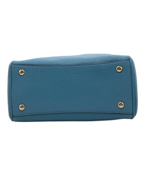 COACH（コーチ）COACH (コーチ) ミニ ベネット サッチェル 2WAYバッグ ブルーの古着・服飾アイテム