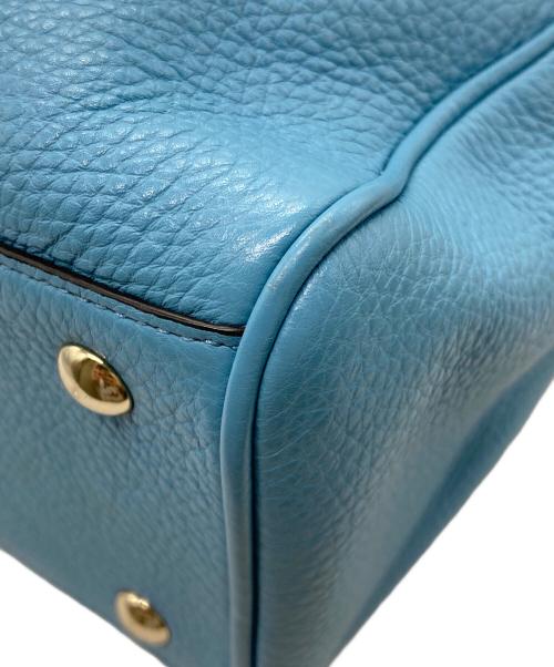 COACH（コーチ）COACH (コーチ) ミニ ベネット サッチェル 2WAYバッグ ブルーの古着・服飾アイテム