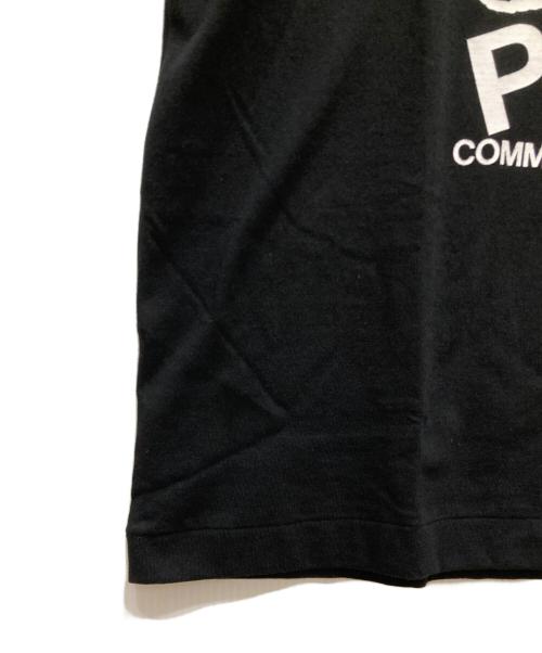 PLAY COMME des GARCONS（プレイコムデギャルソン）PLAY COMME des GARCONS (プレイコムデギャルソン) Printed Heart White Logo T-Shirt ブラック サイズ:SIZE XLの古着・服飾アイテム