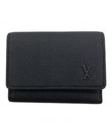 LOUIS VUITTON（ルイ ヴィトン）の古着「アエログラム ヴィクター・ウォレット」｜ブラック